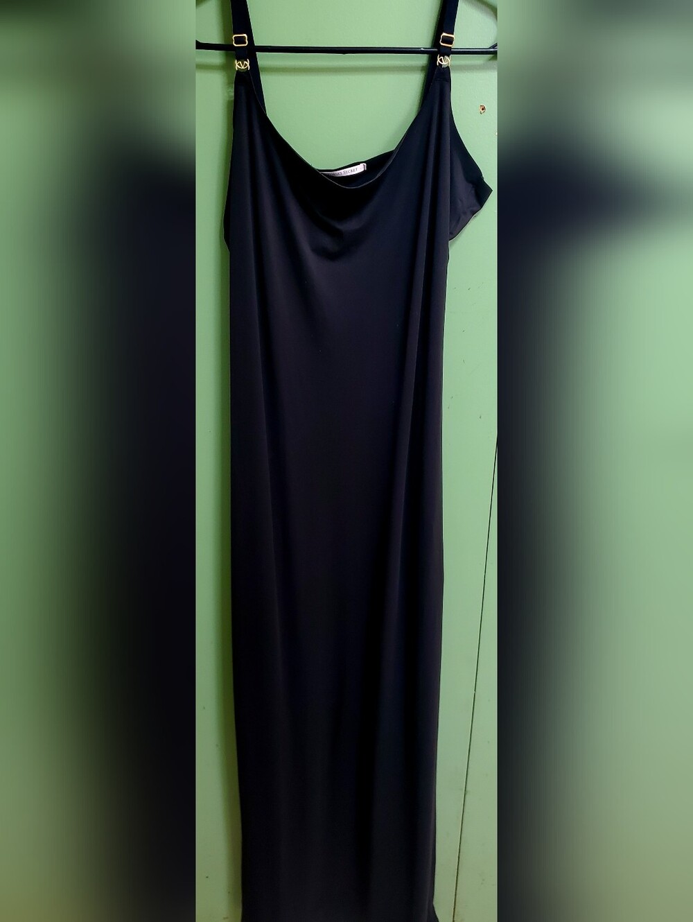Victoria's Secret Black Slip Chemise with Adjustable Straps